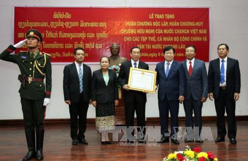 Vicepremier vietnamita ensalza vínculos tradicionales de amistad con Laos - ảnh 1